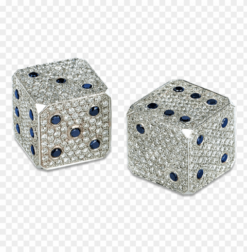 gold dice PNG for digital design