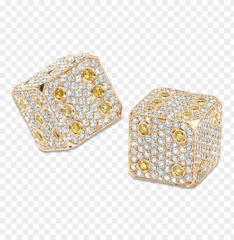 gold dice PNG for educational projects