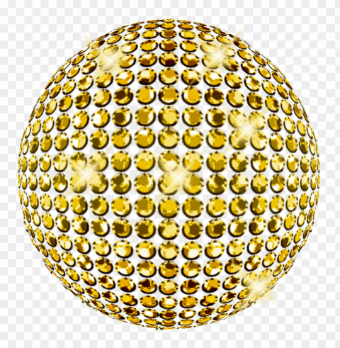 gold disco ball PNG images without watermarks