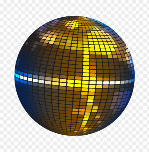 gold disco ball PNG Isolated Object with Clear Transparency PNG transparent with Clear Background ID 55688b0c