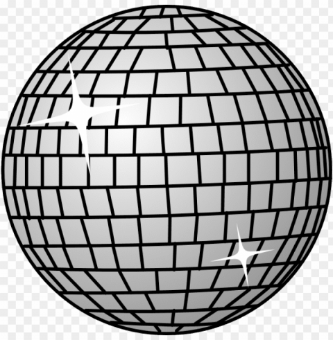 gold disco ball PNG photo