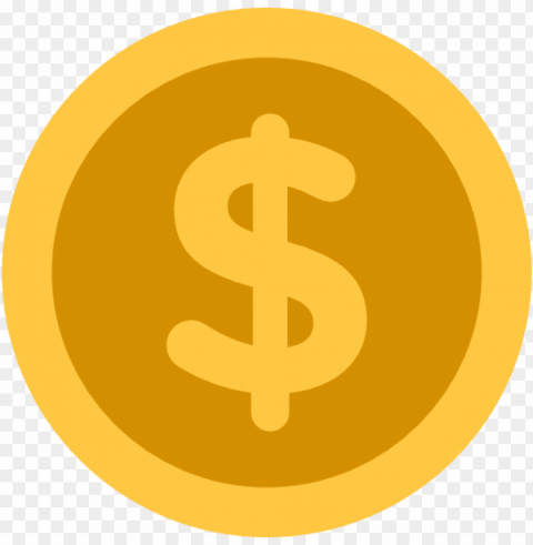 gold dollar icon Transparent Background PNG Isolated Illustration