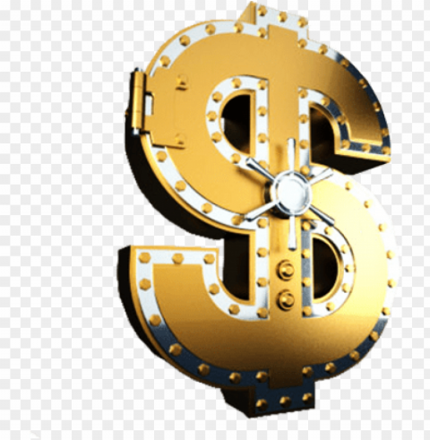 gold dollar sign Transparent background PNG gallery