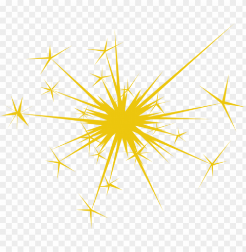 gold fireworks ClearCut Background PNG Isolated Element