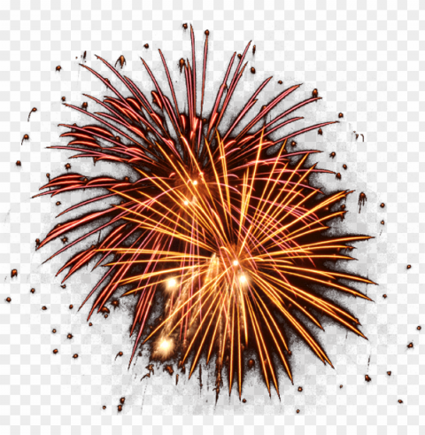 gold fireworks ClearCut Background PNG Isolated Subject