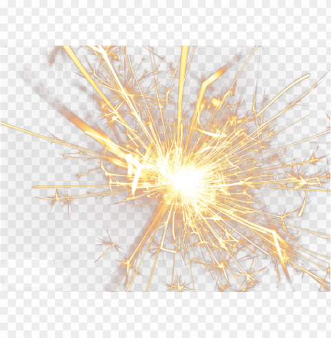 gold fireworks PNG transparent pictures for projects
