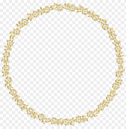 gold floral border PNG with transparent backdrop PNG transparent with Clear Background ID cac9328e