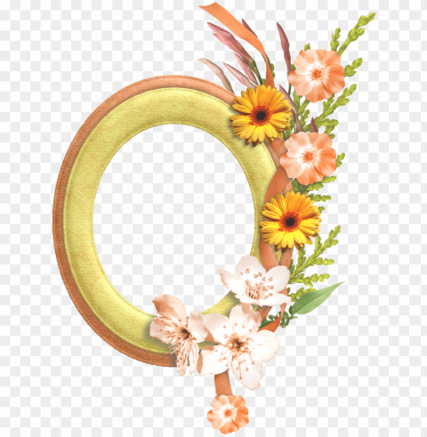 gold floral border PNG without watermark free