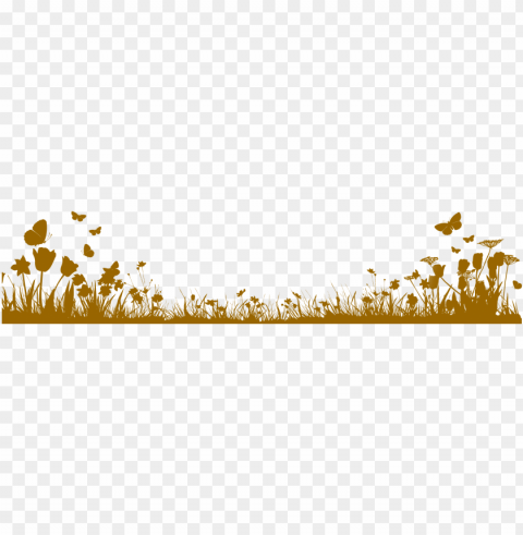 gold floral border Isolated Graphic in Transparent PNG Format