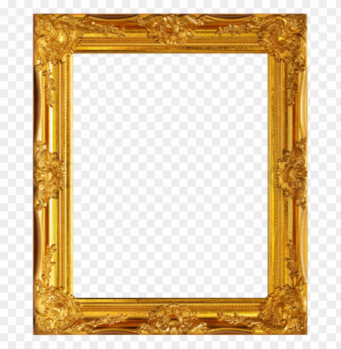 Gold Frame Border Clear PNG Photos