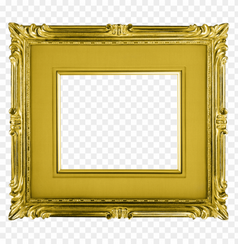 gold frame landscape Transparent PNG images for digital art