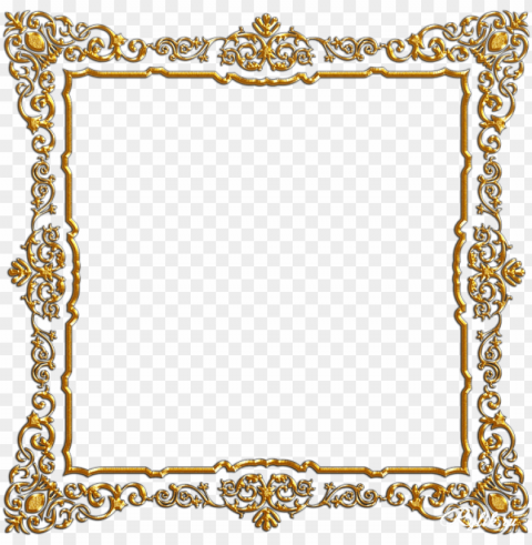 gold frame Transparent Background Isolation in HighQuality PNG PNG transparent with Clear Background ID bfe1522f