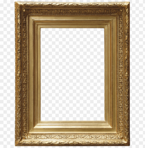 gold frame Transparent Background Isolation in PNG Format PNG transparent with Clear Background ID b8f861a2