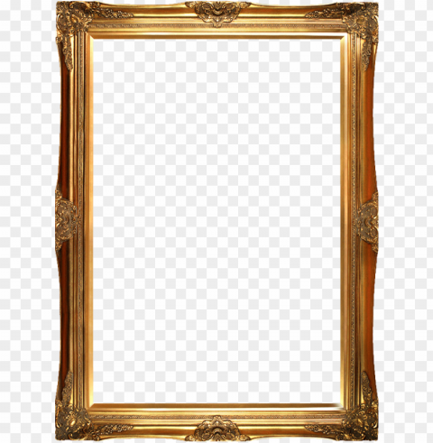 gold frame Transparent Background Isolation in PNG Image PNG transparent with Clear Background ID d406cd6d