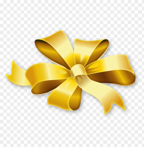 gold gift bow Transparent PNG images wide assortment