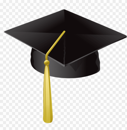 gold graduation cap Free download PNG with alpha channel