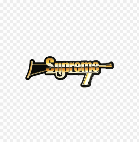 gold gun Transparent Background Isolated PNG Character