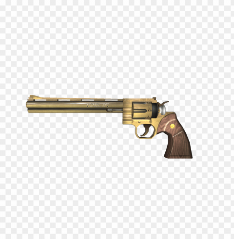gold gun PNG graphics with clear alpha channel collection