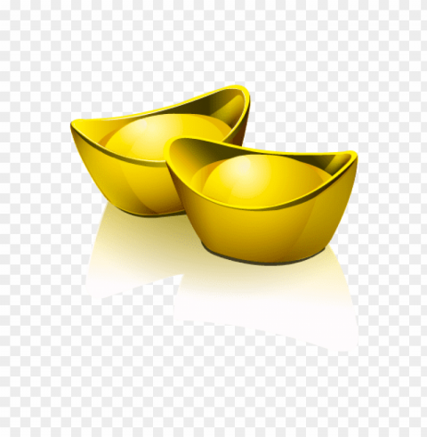 Gold Ingot HighQuality Transparent PNG Isolated Graphic Design