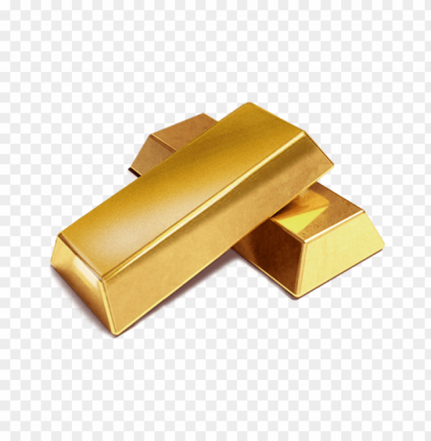 Gold Ingot HighResolution Isolated PNG With Transparency