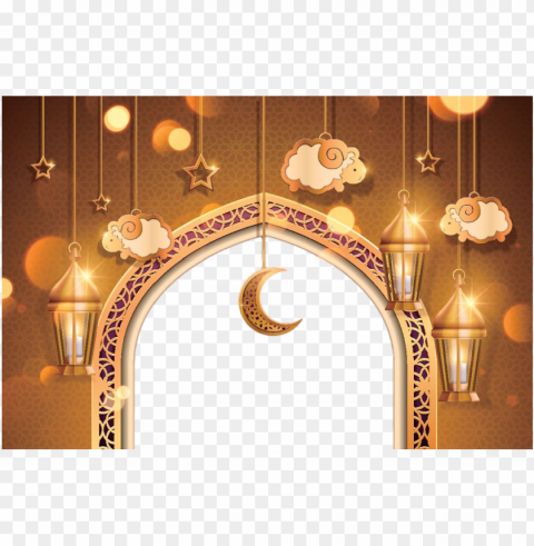 gold islamic holidays illustration PNG images with clear alpha channel