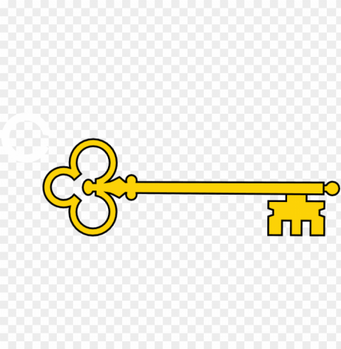 gold keys Isolated Illustration on Transparent PNG