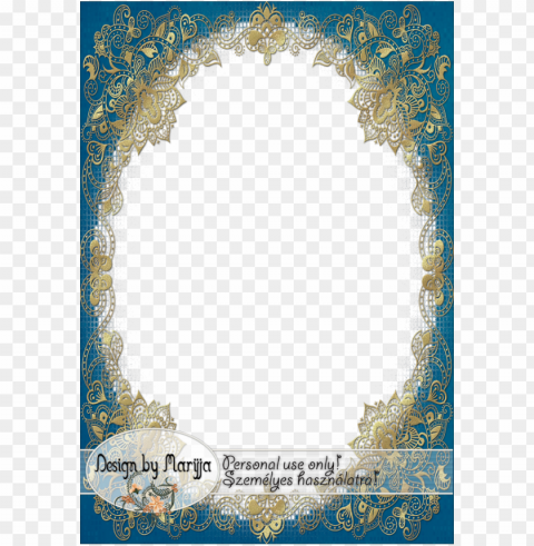 gold lace - circle PNG Image with Isolated Transparency