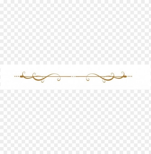 gold line break PNG Image with Clear Isolated Object