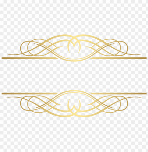 gold line clip art PNG images for merchandise PNG transparent with Clear Background ID e60b7616