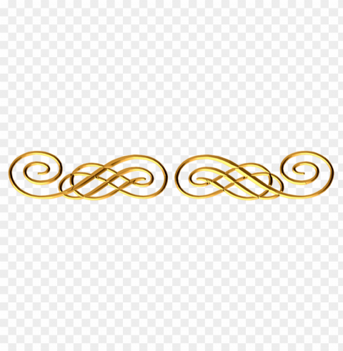 gold line clipart PNG Graphic with Transparent Background Isolation