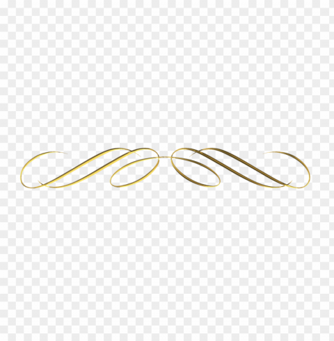 gold line clipart PNG graphics