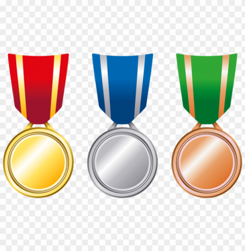 gold medal clipart Isolated PNG Element with Clear Transparency