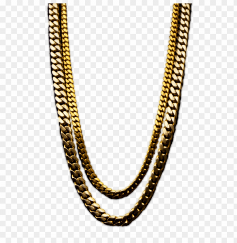 gold money chain Isolated Graphic Element in HighResolution PNG