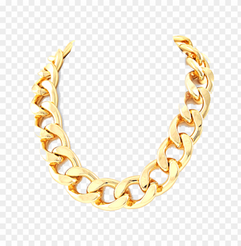 Gold Money Chain Isolated Graphic On Clear Transparent PNG