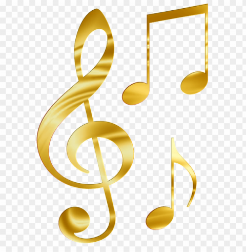 gold music notes PNG images with transparent layer PNG transparent with Clear Background ID 879d500f
