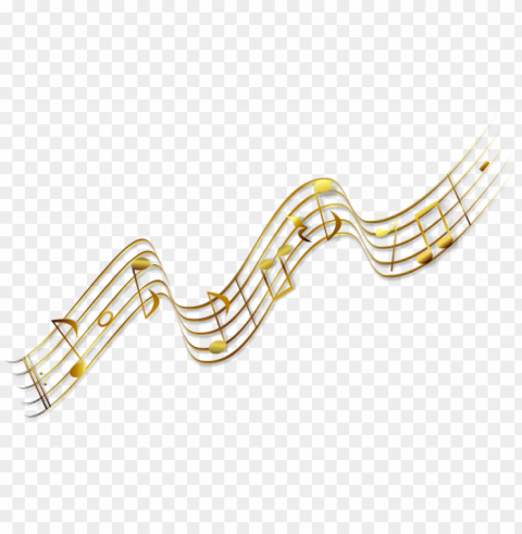 gold music notes PNG Isolated Design Element with Clarity PNG transparent with Clear Background ID f35c6dfc