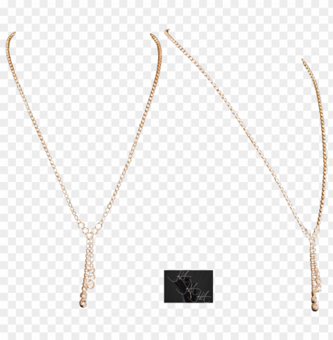 gold necklace jewelry Transparent PNG Artwork with Isolated Subject