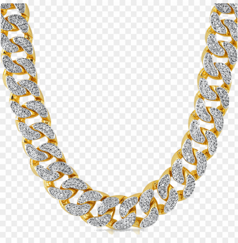 gold necklace jewelry Isolated Object in Transparent PNG Format