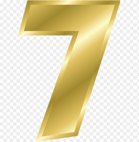 gold number 7 PNG files with clear background variety PNG transparent with Clear Background ID 7e239684