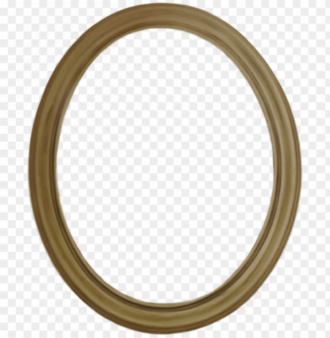 gold oval frame PNG transparent photos for design