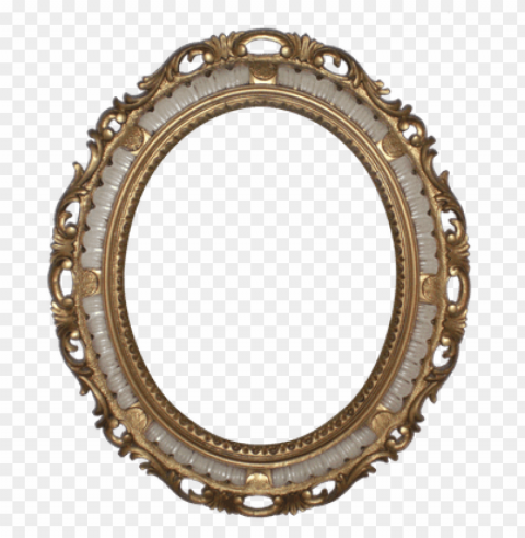gold oval frame PNG with alpha channel PNG transparent with Clear Background ID a18723f5
