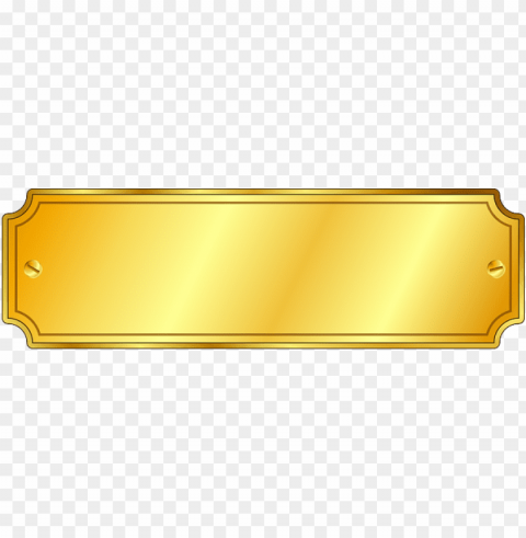gold plate Isolated Artwork on Transparent Background PNG