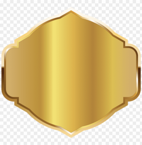 gold plate Transparent Cutout PNG Graphic Isolation