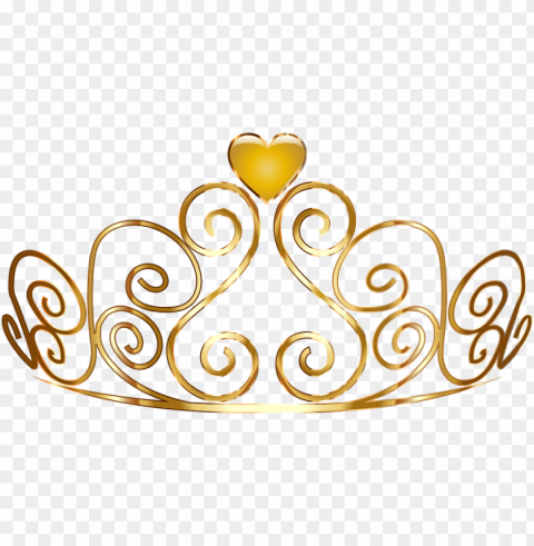 gold queen crown PNG clipart