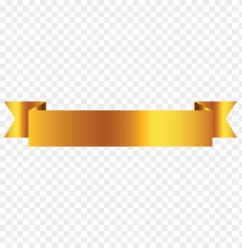 Gold Ribbon Transparent PNG Isolation Of Item