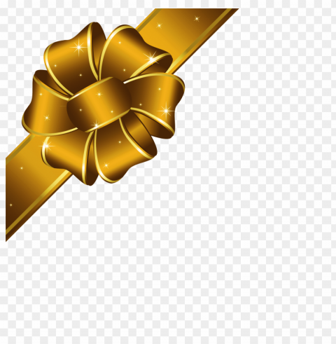 Gold Ribbons PNG Transparent Photos Extensive Collection