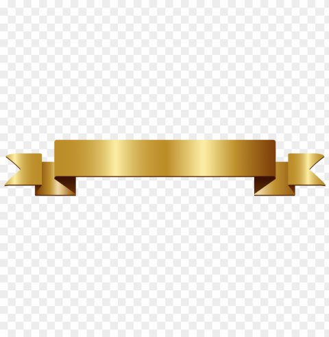 gold ribbons Isolated Character on Transparent Background PNG