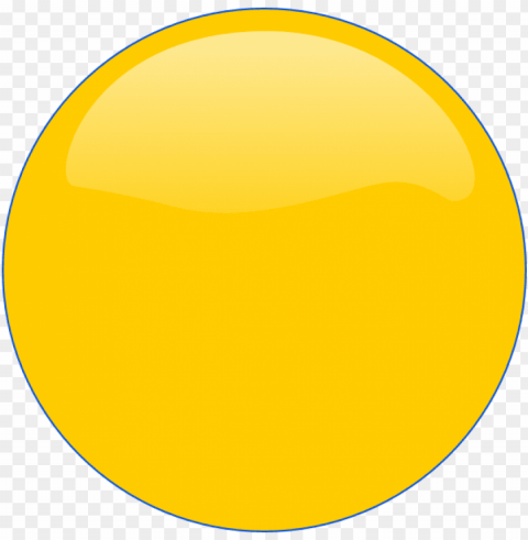 gold shiny button Clear Background PNG with Isolation