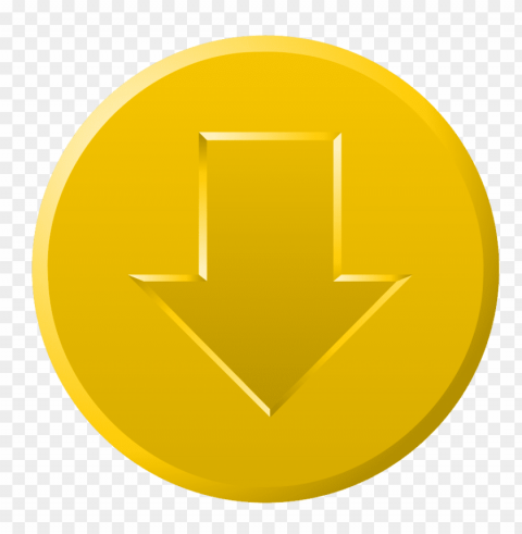 gold shiny button PNG design elements