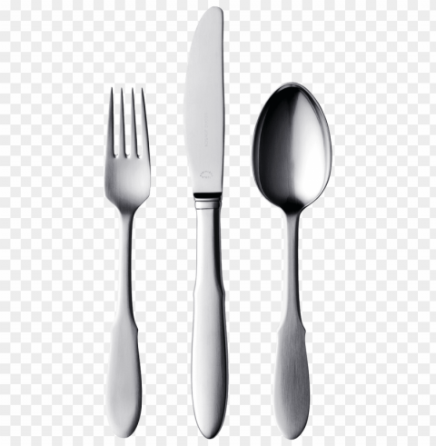 gold spoon and fork High-quality transparent PNG images comprehensive set